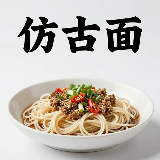 仿古面