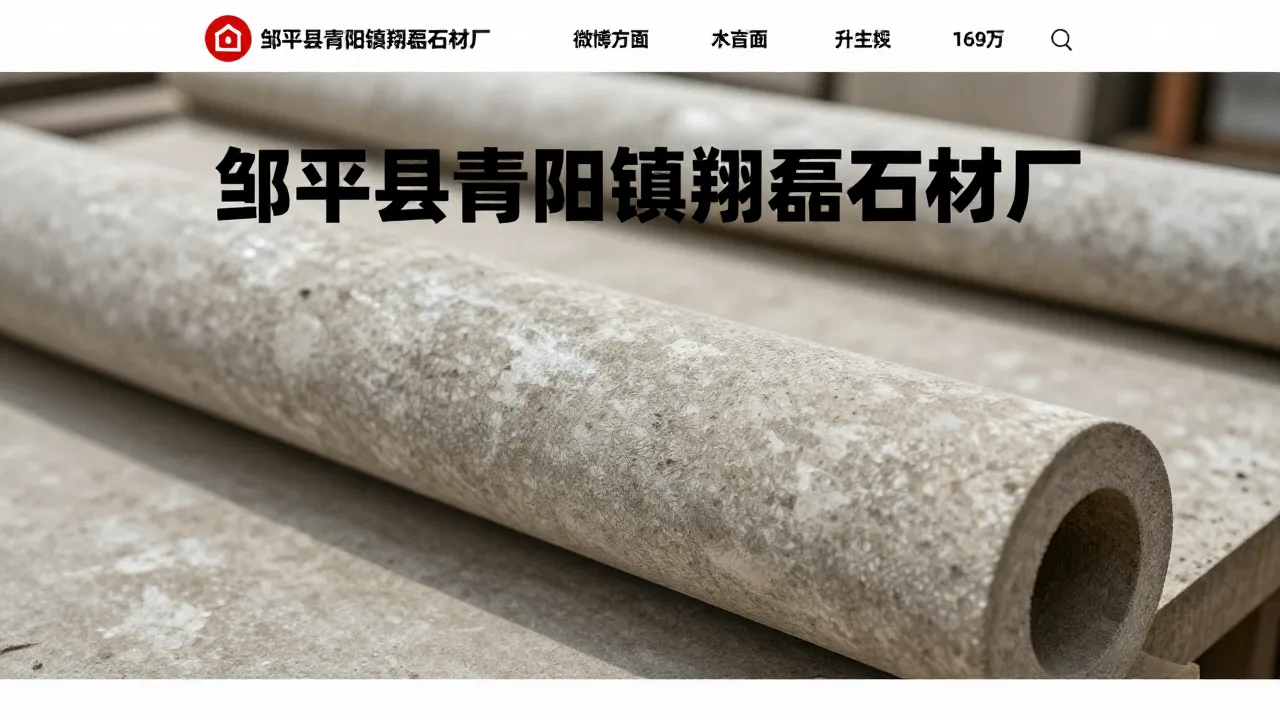 邹平县青阳镇翔磊石材厂 首页主视觉